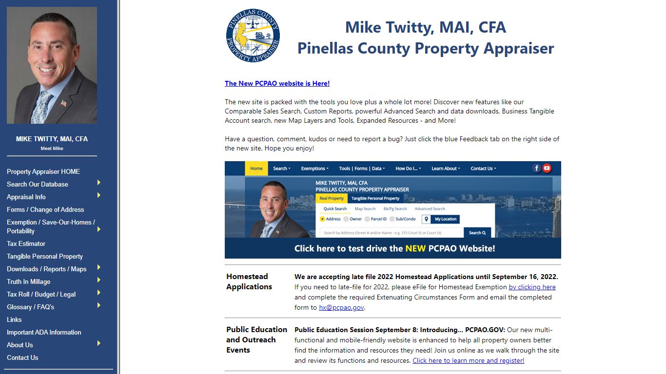 Pinellas County Property Appraiser - PCPAO